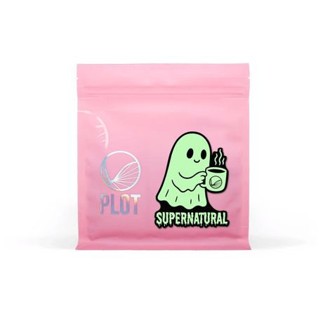 Packaging image for Supernatural, an extended fermentation natural coffee from Konga Amederaro in Yirgacheffe, Ethiopia.
